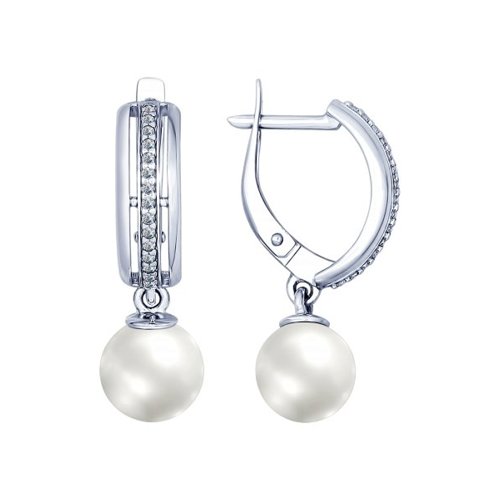 Серебро 925 Серьги Вес 4.49 Соколов