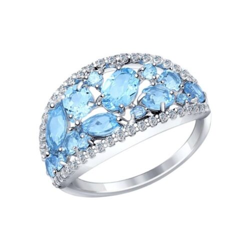 Серебро 925 Кольцо Р.19.5 Вес 3.98 Соколов