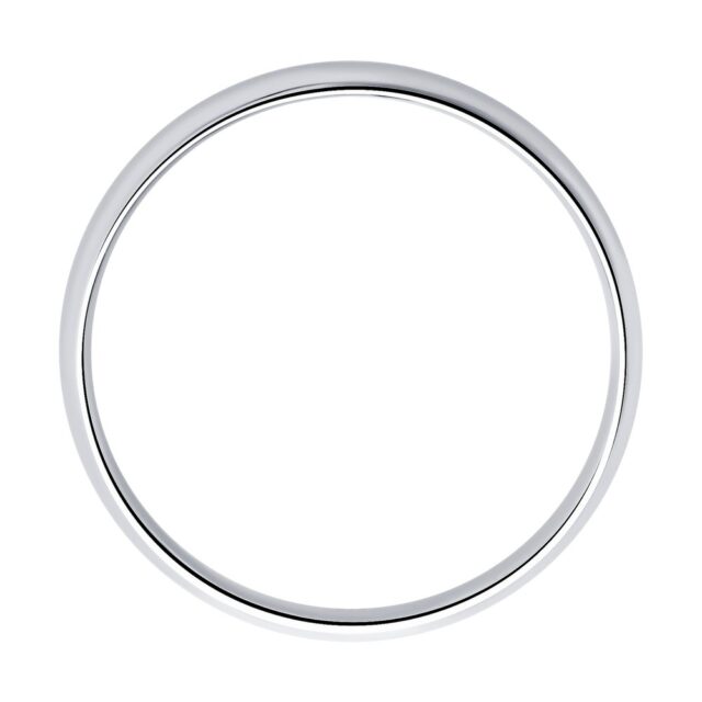 Серебро 925 Кольцо обручальное Р.23.5 Вес 2.42 SOKOLOV