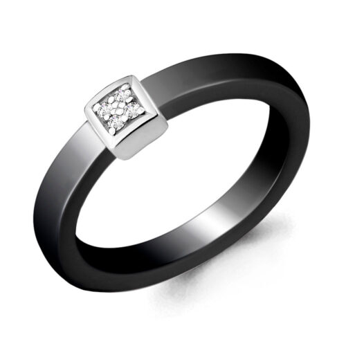 Серебро 925 Кольцо Р.17.5 Вес 2.27 AQUAMARINE