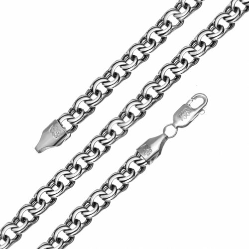 Серебро 925 Цепь Р.55 Вес 16.1 ADAMAHT