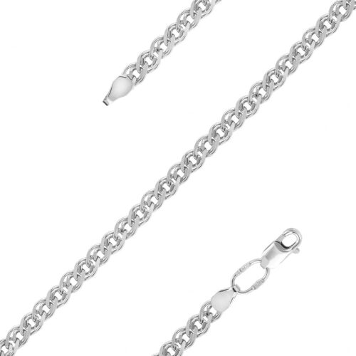 Серебро 925 Цепь Р.55 Вес 3.88 ADAMAHT