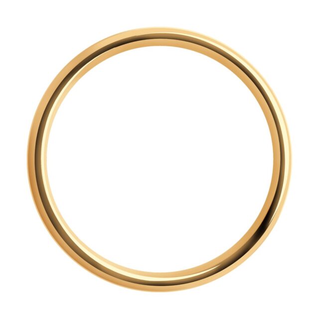 Золото 585 Кольцо обручальное Р.21 Вес 3.38 SOKOLOV