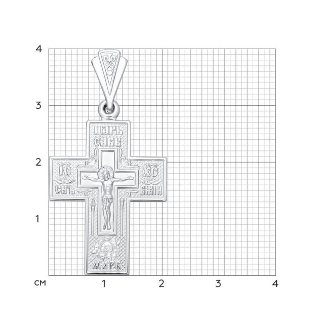 Серебро 925 Крест Вес 4.43 SOKOLOV