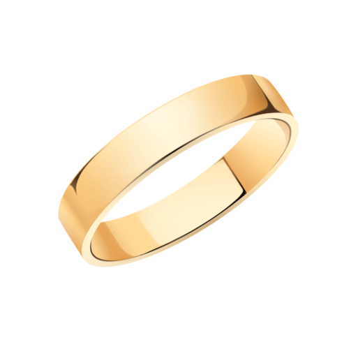Золото 585 Кольцо обручальное Р.23 Вес 3.51 ATOLL
