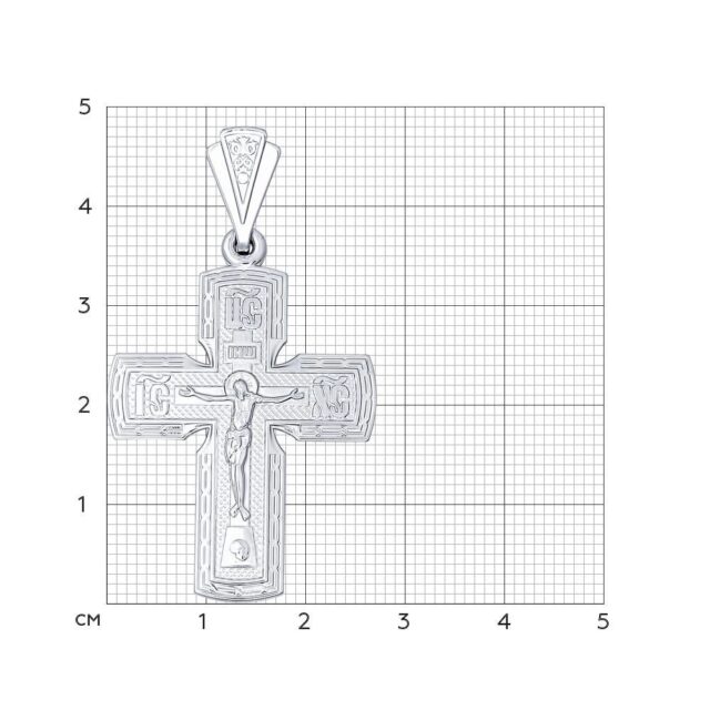 Серебро 925 Крест Вес 5.63 SOKOLOV