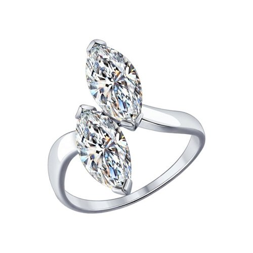 Серебро 925 Кольцо Р.18.5 Вес 3.04 SOKOLOV