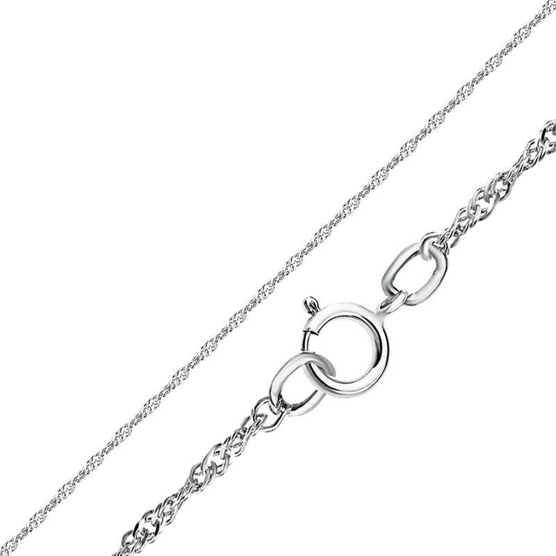 Серебро 925 Браслет Р.18.5 Вес 0.81 DIAMANT