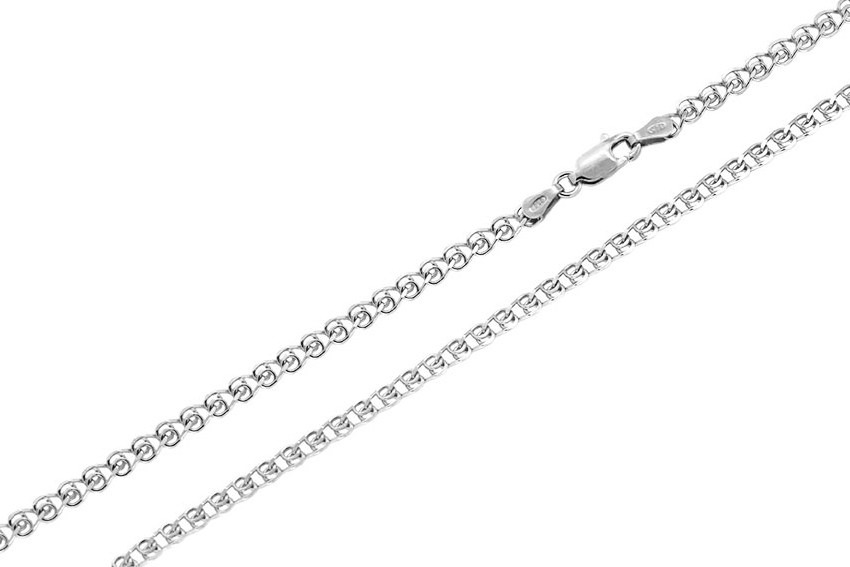 Серебро 925 Цепь Р.55 Вес 4.46 ADAMAHT