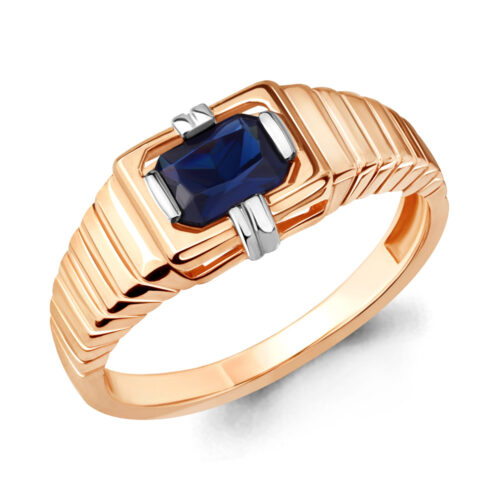 Серебро 925 Кольцо Р.21.5 Вес 3.65 AQUAMARINE