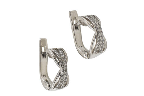 Серебро 925 Серьги Вес 2.53 ATOLL