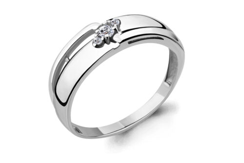 Серебро 925 Кольцо Р.17 Вес 1.35 AQUAMARINE