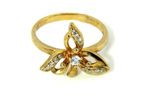Серебро 925 Кольцо Р.16.5 Вес 2.49 Diamant