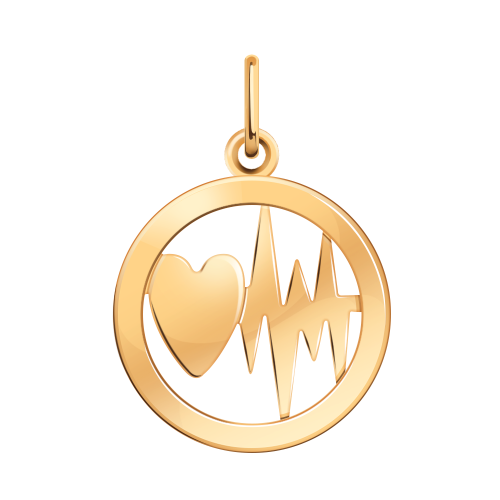 Золотая подвеска 585 пробы