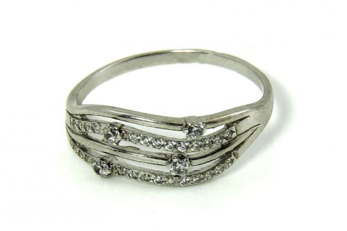 Серебро 925 Кольцо Р.16.5 Вес 1.57 Атолл