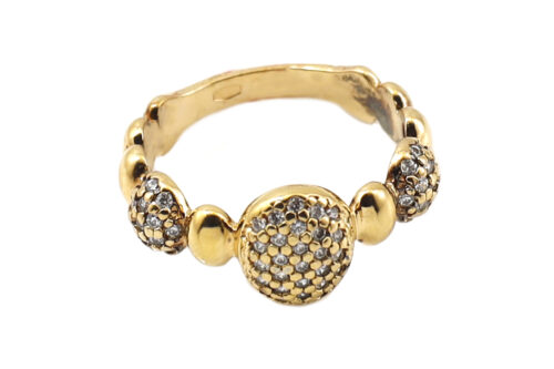 Серебро 925 Кольцо Р.15.5 Вес 2.21 Diamant