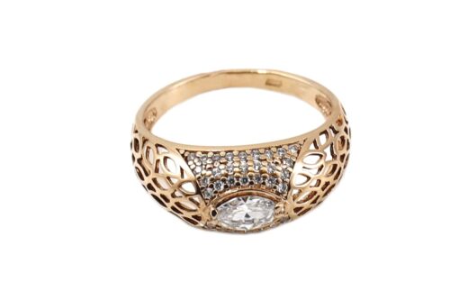 Серебро 925 Кольцо Р.18 Вес 2.42 Diamant