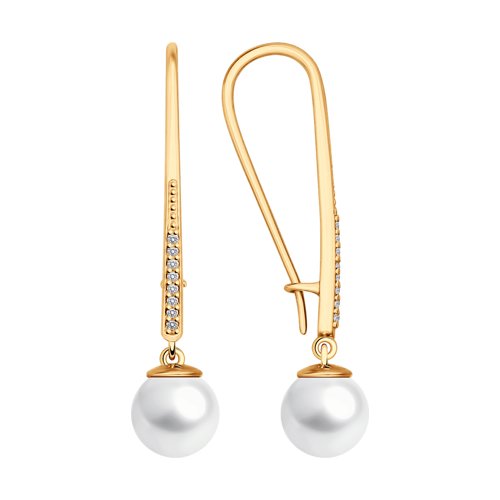 Серебро 925 Серьги Вес 3.26 SOKOLOV