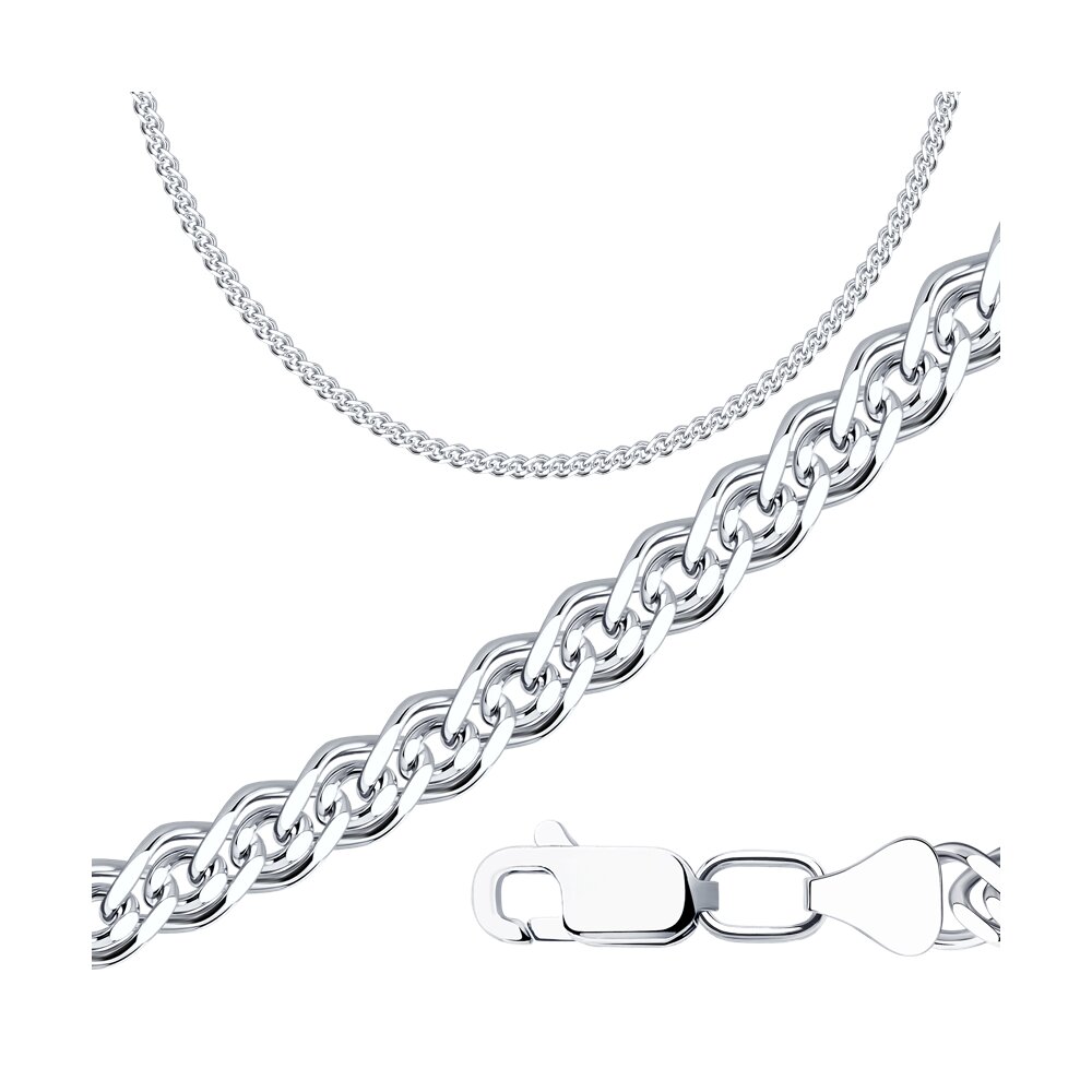 Серебро 925 Цепь Р.50 Вес 13.97 SOKOLOV