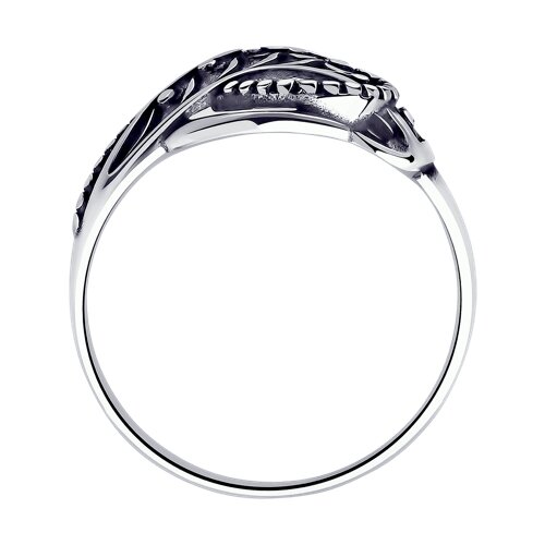 Серебро 925 Кольцо Р.18 Вес 1.86 Diamant