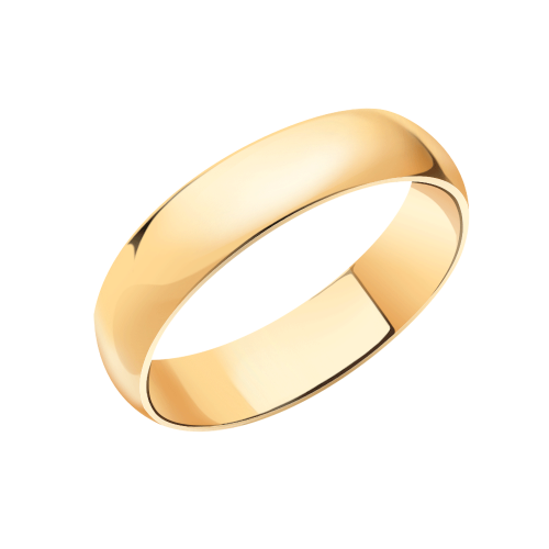 Золотое обручальное кольцо 585 пробы