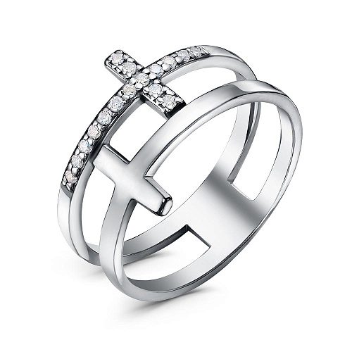 Серебро 925 Кольцо Р.17.5 Вес 3.7 Красная Пресня