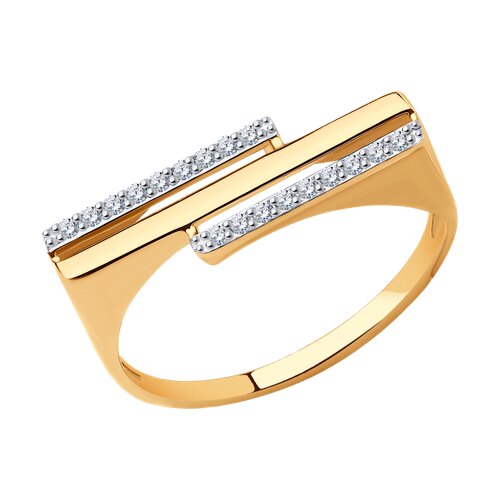 Золото 585 Кольцо Р.18.5 Вес 2.12 SOKOLOV