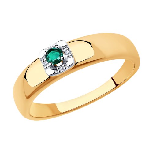 Золото 585 Кольцо Р.19 Вес 1.88 SOKOLOV