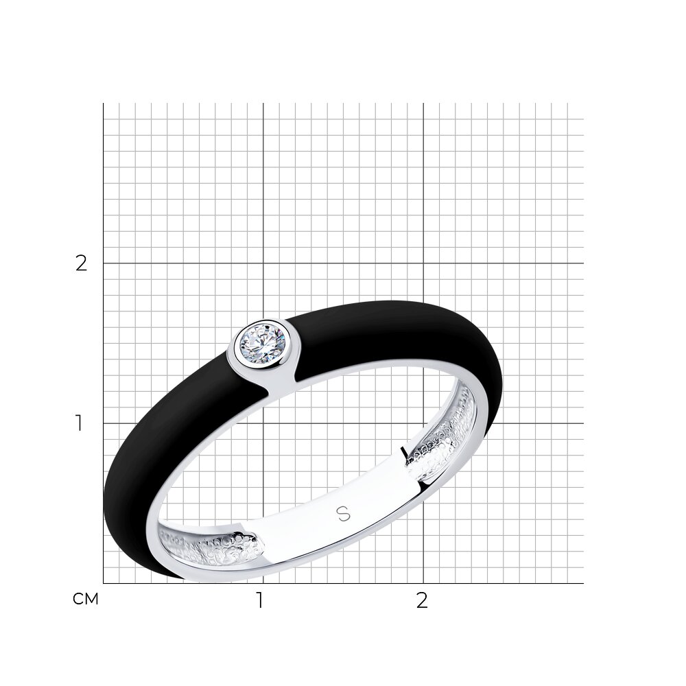 Серебро 925 Кольцо Р.17 Вес 1.69 SOKOLOV