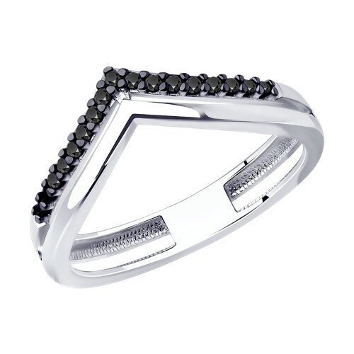 Серебро 926 Кольцо Р.17 Вес 1.89 DIAMANT