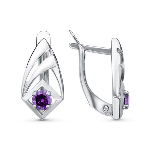 Серебро 925 Серьги Вес 3.20 Красная Пресня