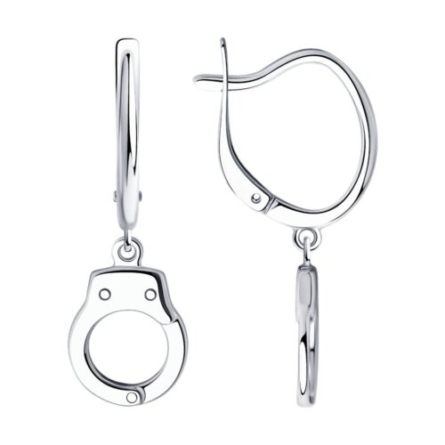 Серебро 925 Серьги Вес 3.28 SOKOLOV