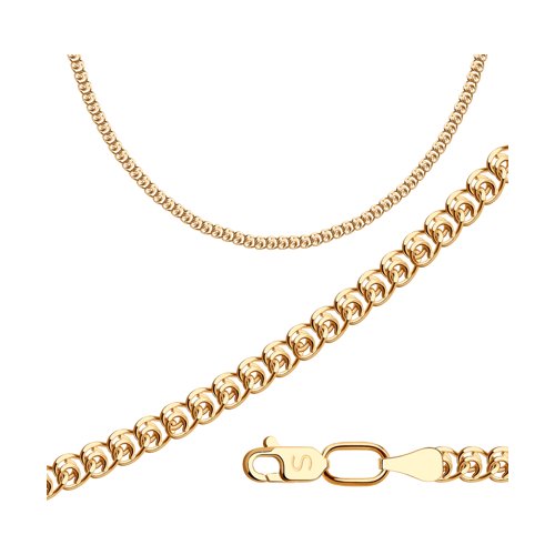 Золото 585 Цепь Р.55 Вес 7.45 SOKOLOV