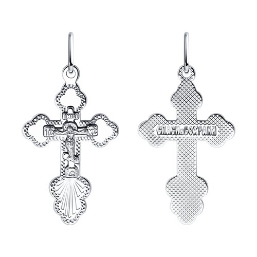 Серебряный крест 925 пробы