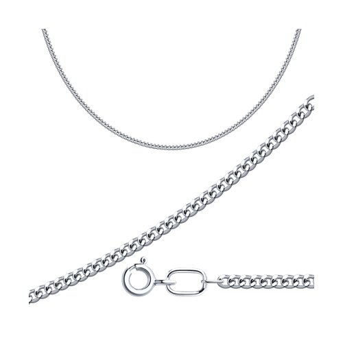 Серебряная цепь 925 пробы