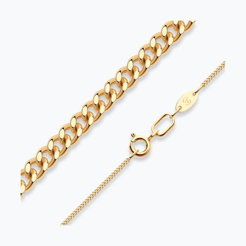 Золотая цепь 585 пробы