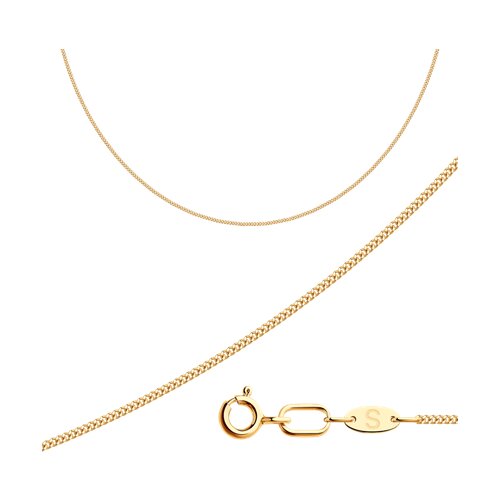 Золотая цепь 585 пробы