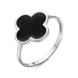 Серебряное кольцо 925 пробы с эмалью
