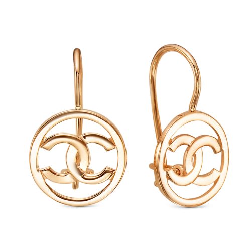 Золотые детские серьги 585 пробы