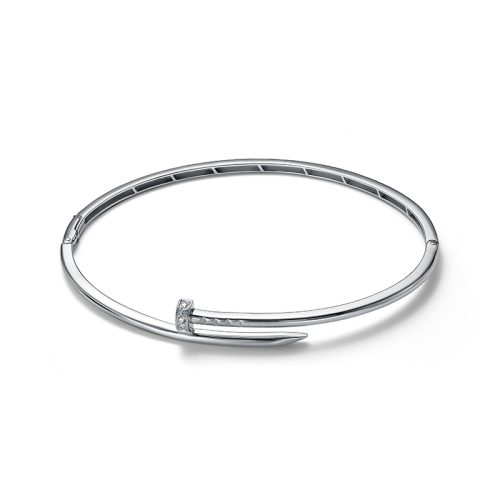 Серебряный браслет 925 пробы с фианитами