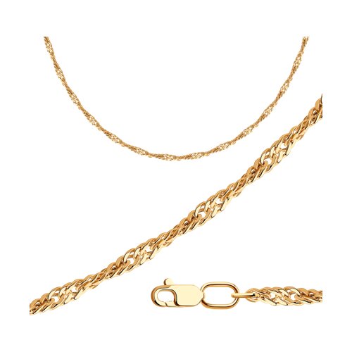 Золотая цепь 585 пробы