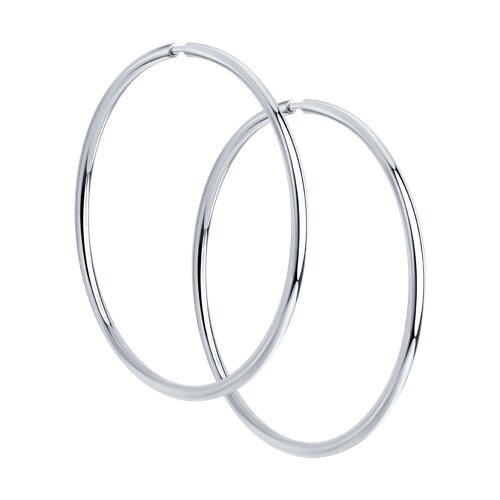 Серебряные серьги-конго 925 пробы