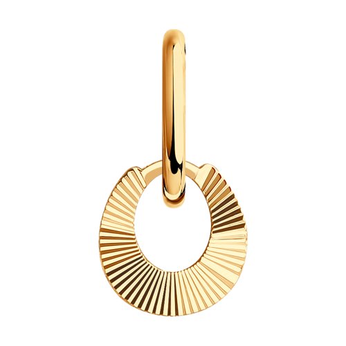 Золотая подвеска 375 пробы