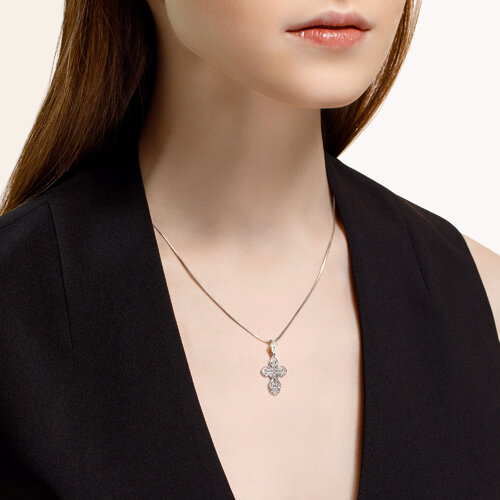 Серебряный крест 925 пробы