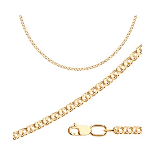 Золотая цепь 585 пробы