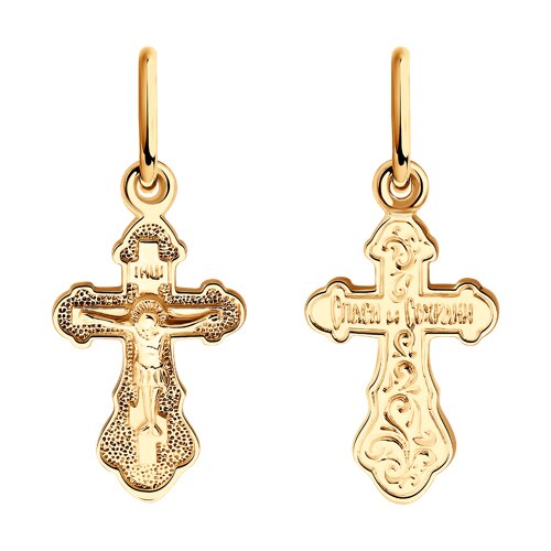 Золотой крест 585 пробы