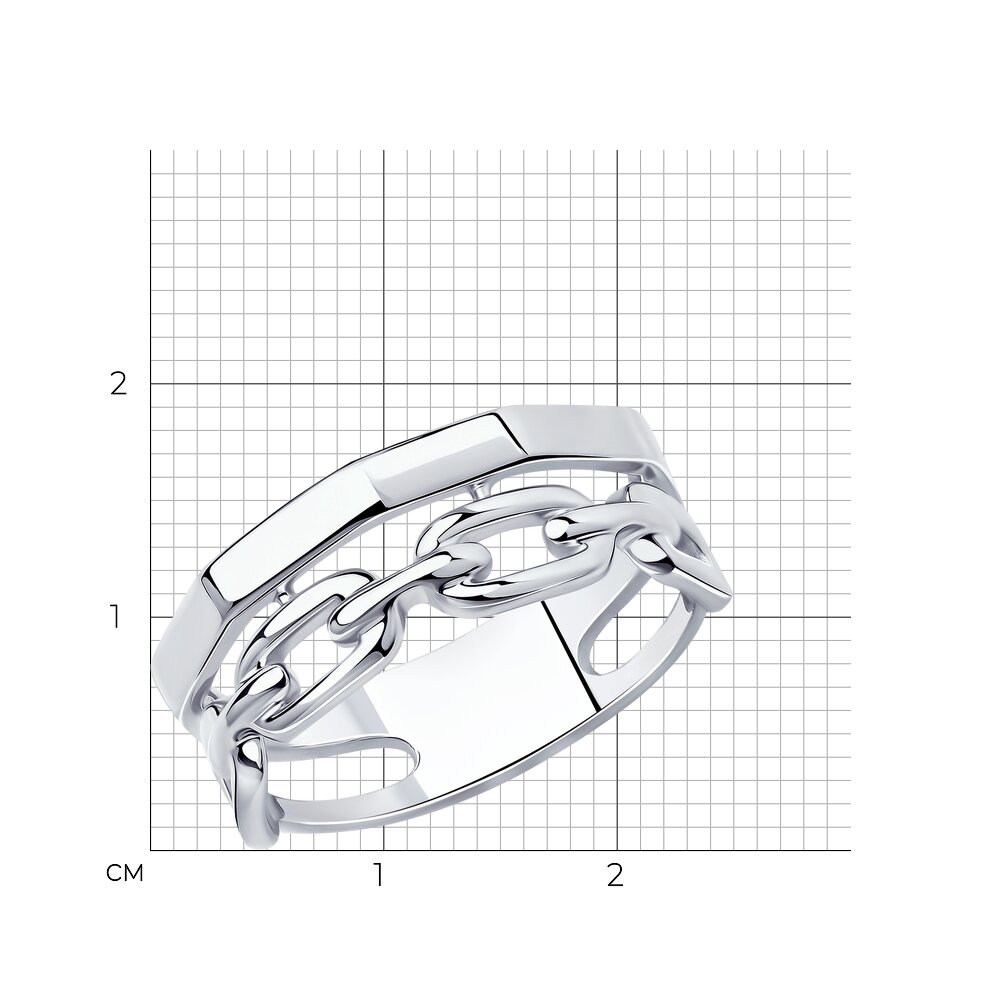Серебряное кольцо 925 пробы