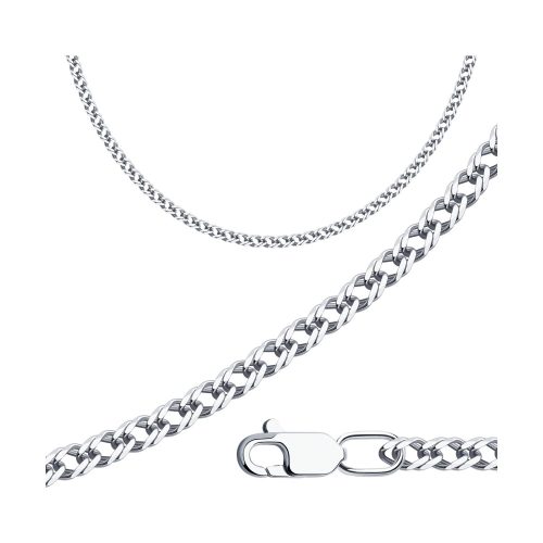 Серебряная цепь 925 пробы