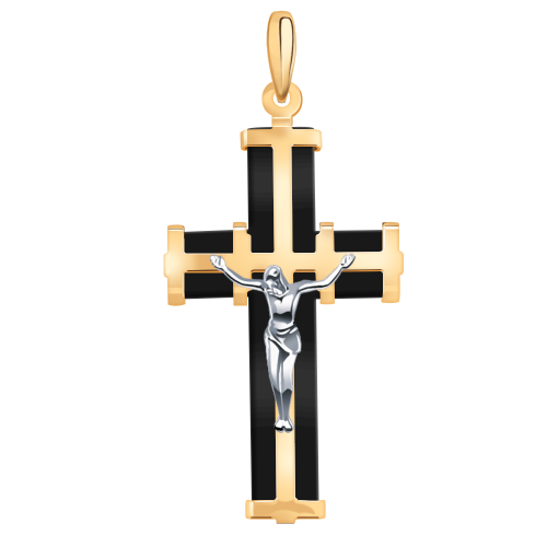 Золотой крест 585 пробы