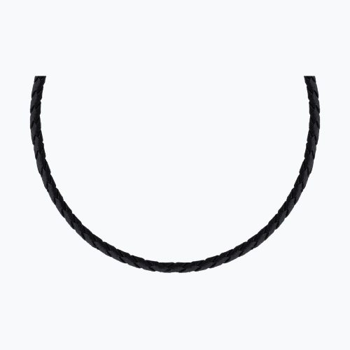 Кожаный шнурок с серебряной застёжкой 925 пробы